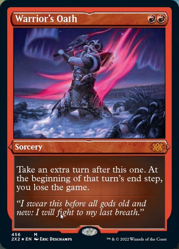 Warrior s Oath (Foil Etched) [Double Masters 2022] Online