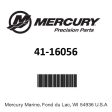 Mercury - Pin-piston - 41-16056 on Sale